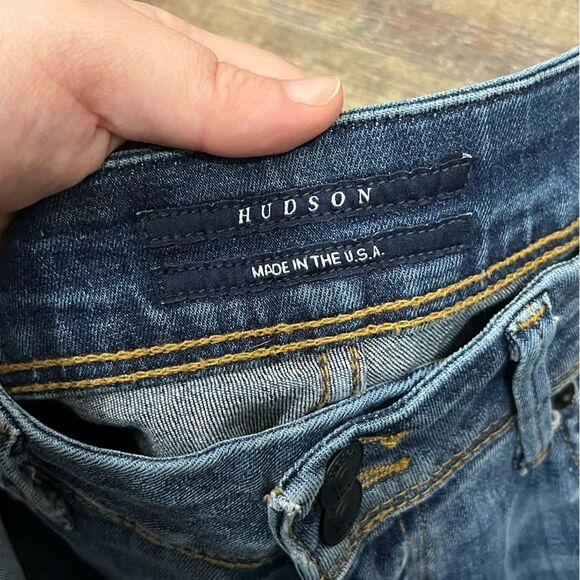 Hudson Made in the USA Denim Straight Leg Denim Sample Jeans Size 27 - Picture 7 of 15
